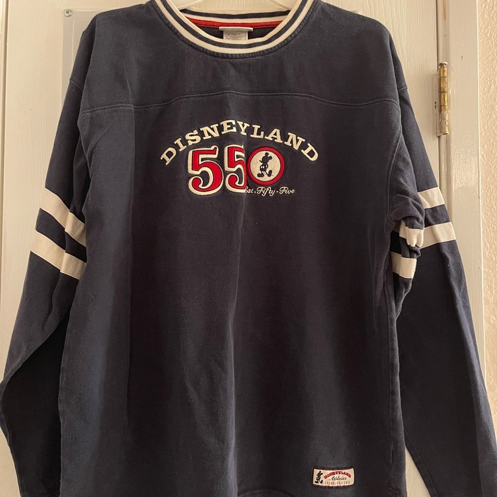 Men’s medium Disneyland 55th anniversary long sleeve shirt.